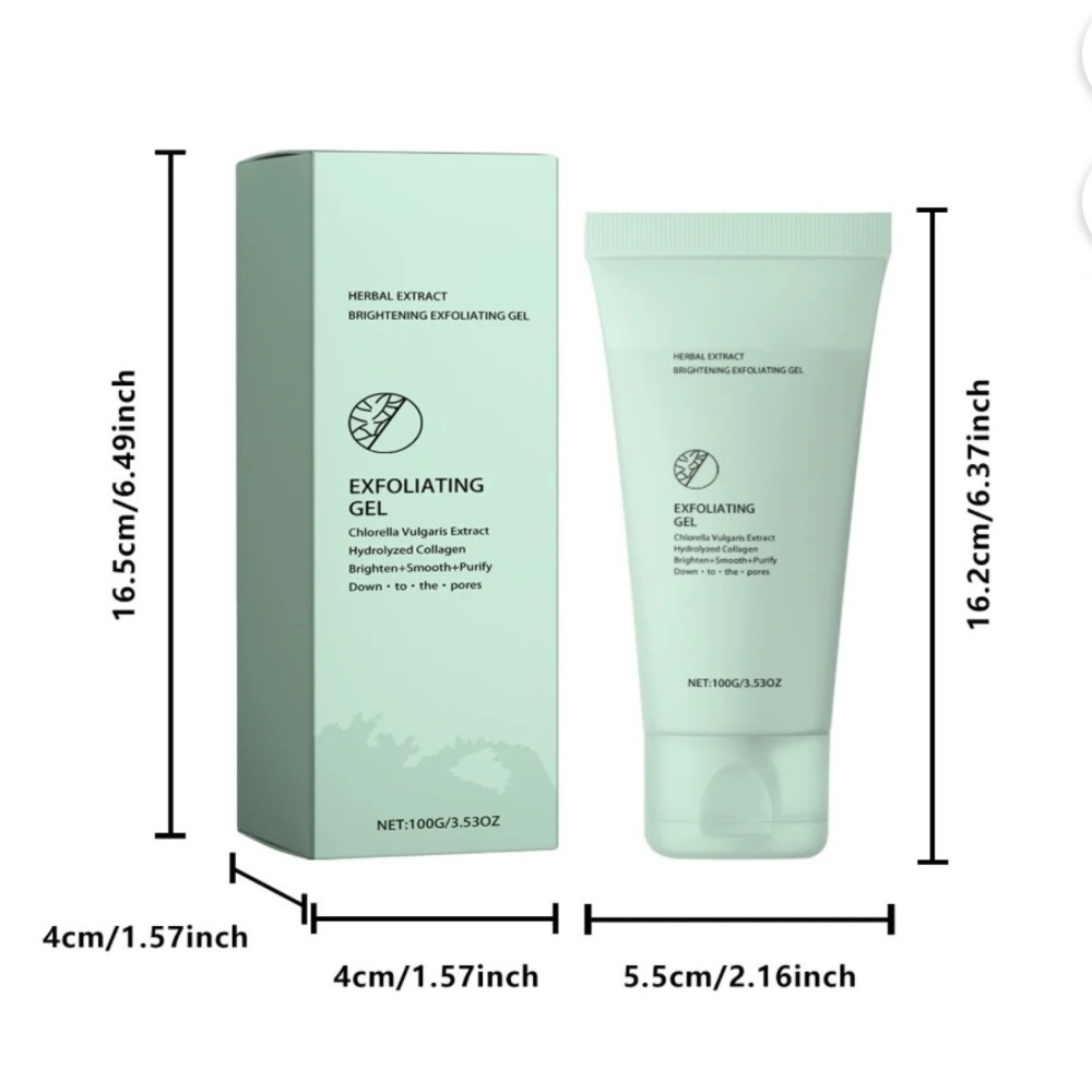 Essence Exfoliating Gel Exfoliating Body Scrub Herbal Pore Cleanser Exfoliating - Picture 4 of 9